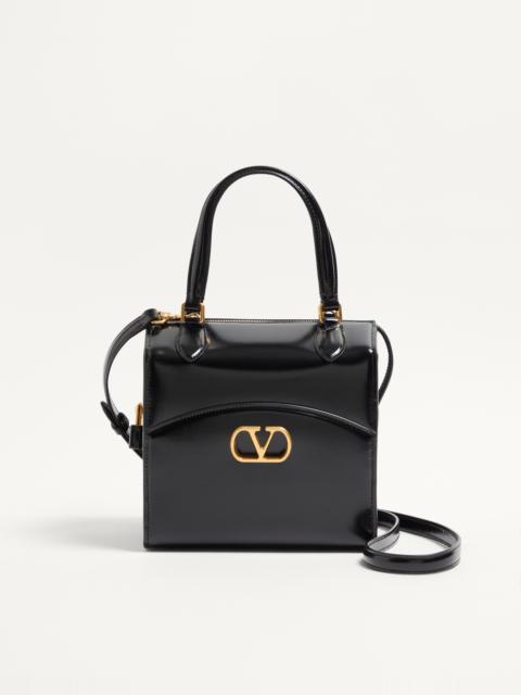 Valentino VALENTINO GARAVANI VAIN-CASE BOWLING BAG IN SHINY CALFSKIN