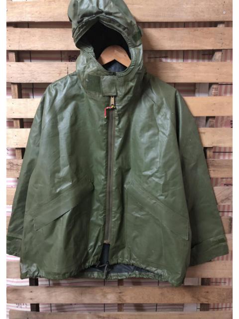 Usmc - Vintage Parka Wet Weather Army Issue Waterproof Jacket