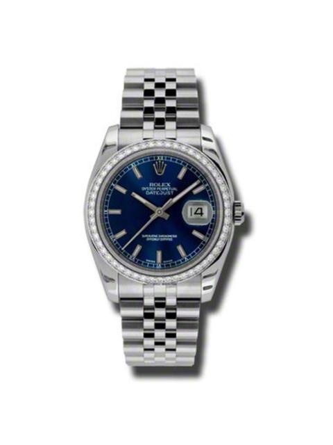 ROLEX Rolex Oyster Perpetual Datejust 36 Blue Dial Stainless Steel Jubilee Bracelet Automatic Men's Watch 