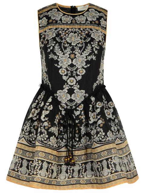 Zimmermann Zimmermann 'Peplum' Black Silk Blend Dress Women