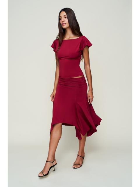 GUIZIO SOFFIANO SKIRT