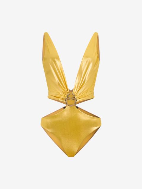 Roberto Cavalli One-piece swimsuit with Serpentine detailing