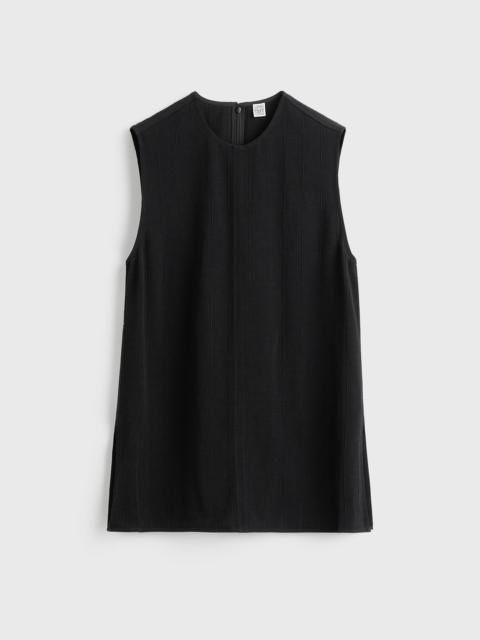 TOTEME Woven stripe top black