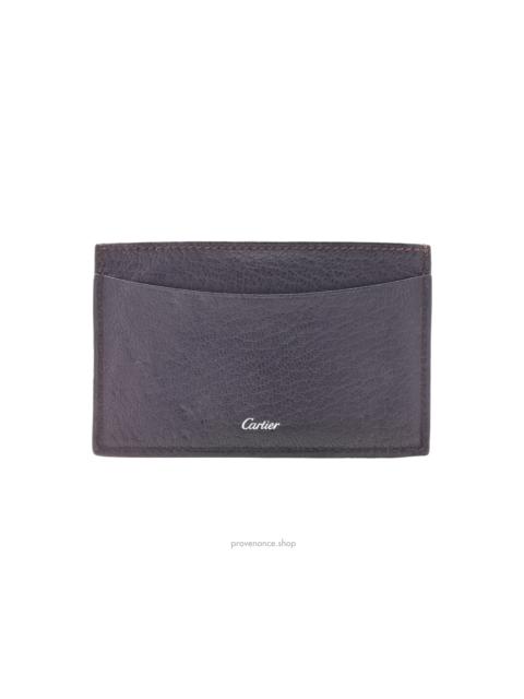 Cartier Cartier Card Holder Wallet - Black Chevre Leather