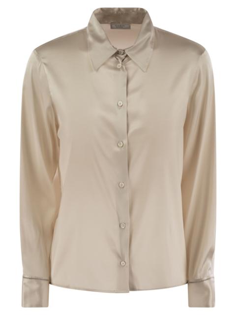 Peserico - Peserico Women Silk Crepe Shirt