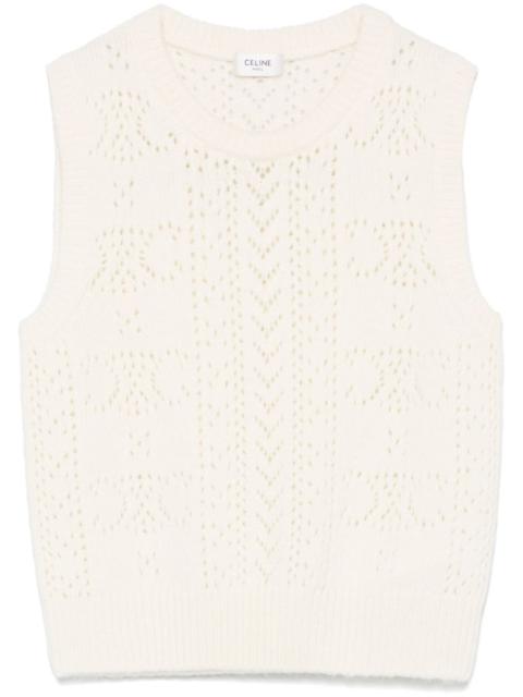 Celine Women Wool And Cashmere Top