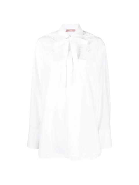 Valentino Valentino Garavani Flower Embroidered Shirt