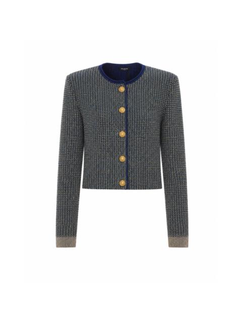 Balmain Balmain Women Glittered Tweed Cardigan