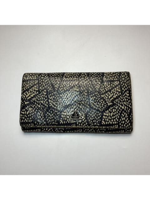Vivienne Westwood Vivienne Westwood Snakeskin Leather Long Wallet