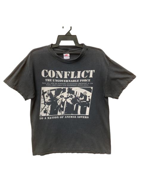 Vintage - Distressed CONFLICT Anarcho-Punk Band The Ungovernable Force