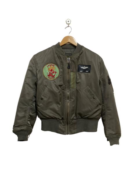 Other Designers Ma 1 - Vtg Avirex USA Made MA-1 Dragon Flight Bomber Jacket USAF