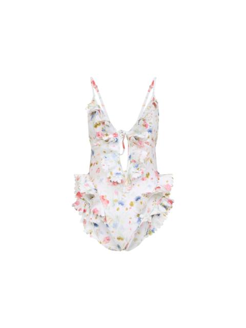 Zimmermann Lucky Waterfall Frill One-Piece Women