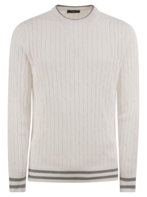 Peserico - Peserico Men Plaited Cotton Jersey