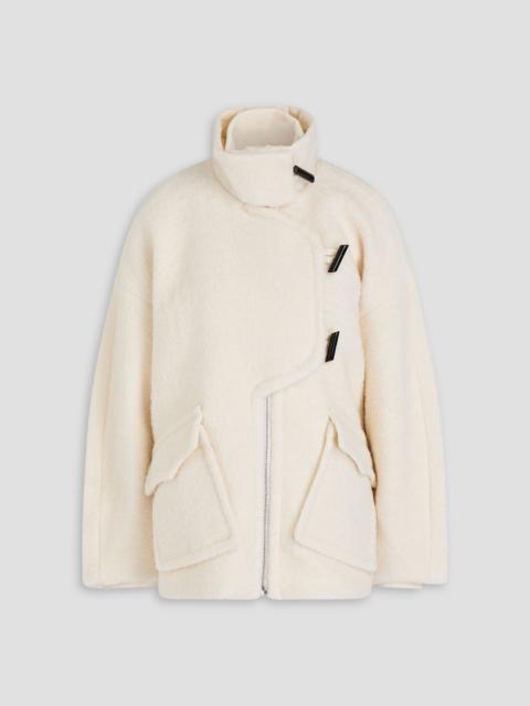 GANNI Wool-blend bouclé jacket
