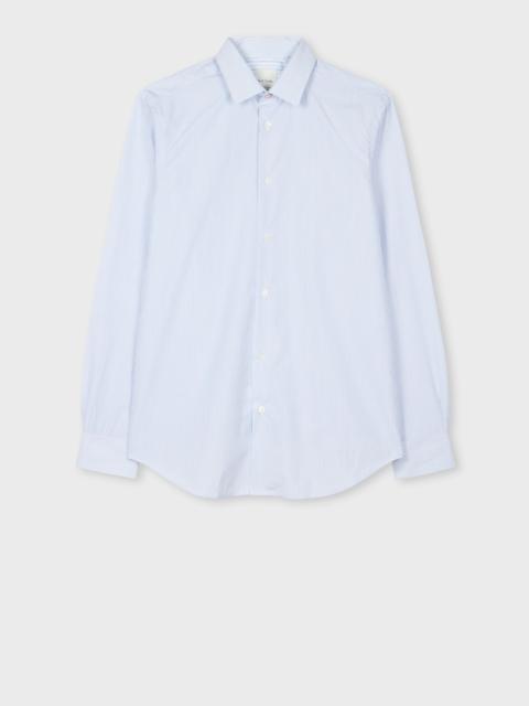Paul Smith Tailored-Fit White Fine Stripe Shirt