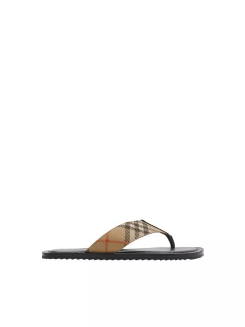 Burberry Men's Check Pavilion Sandals