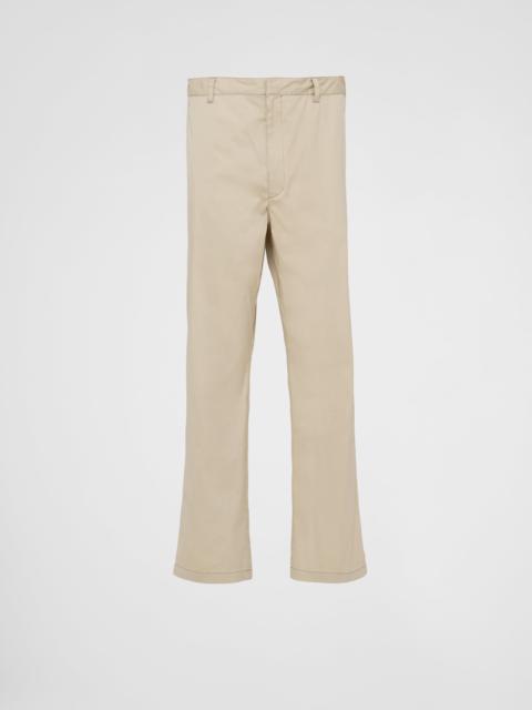 Prada Stretch poplin pants