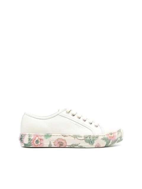 FERRAGAMO Ferragamo Womens Ivory Sneaker Sneakers
