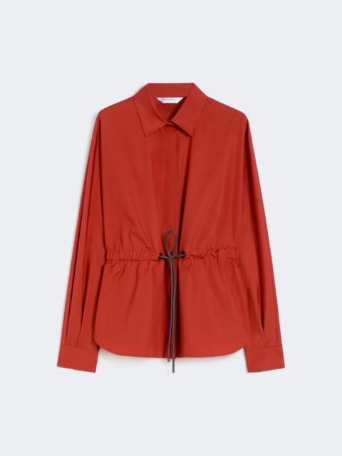 Max Mara Cotton poplin shirt - RED