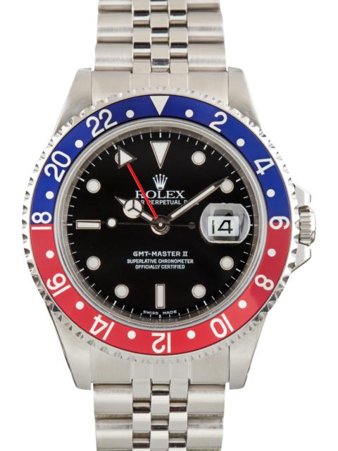 ROLEX Used Rolex GMT-Master II Pepsi Bezel 16710 Jubilee Band