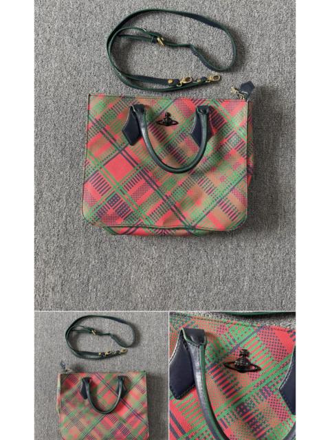 Other Designers Vivienne Westwood Candy Print Tote Bag / Shoulder Bag one size