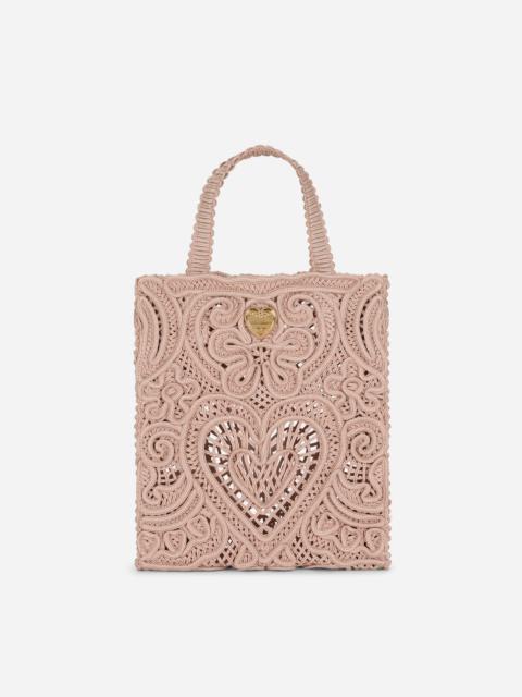 Dolce & Gabbana Small cordonetto lace shopper
