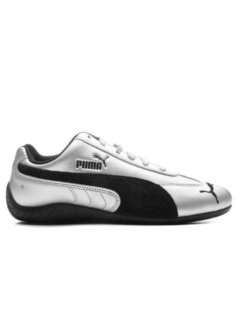 PUMA WOMEN'S SPEEDCAT METALLIC - SILVER/BLACK
