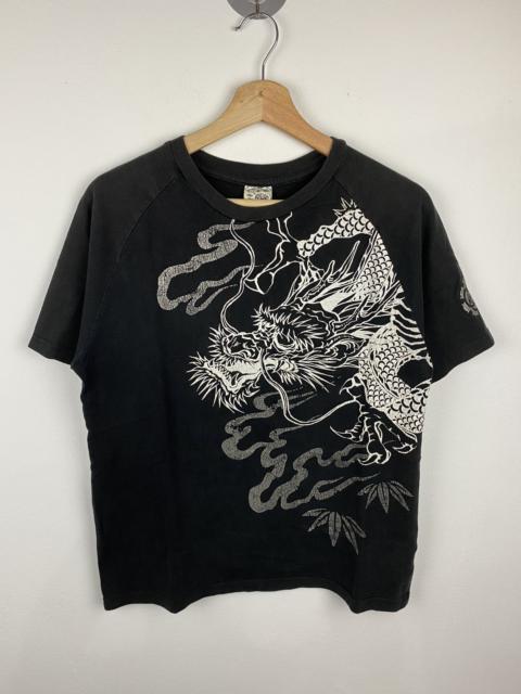 Other Designers Japanese Brand - Japanese Dragon Motive T-shirt