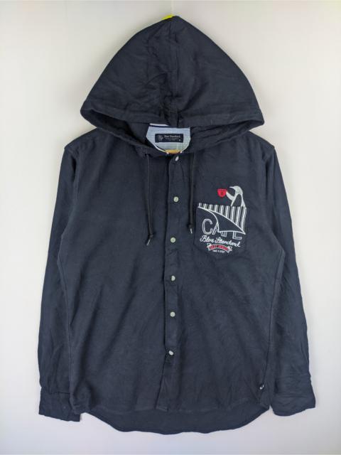 Other Designers Urban - Steals🔥Shirt Button Up Hooded by Blue Standard