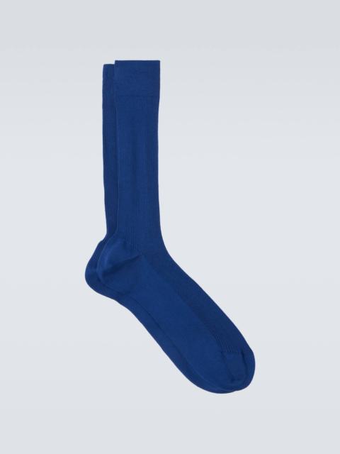 TOM FORD Ribbed-knit cotton socks
