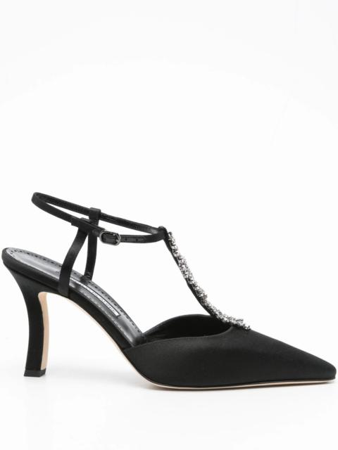 Manolo Blahnik 90mm Sufik heeled sandals
