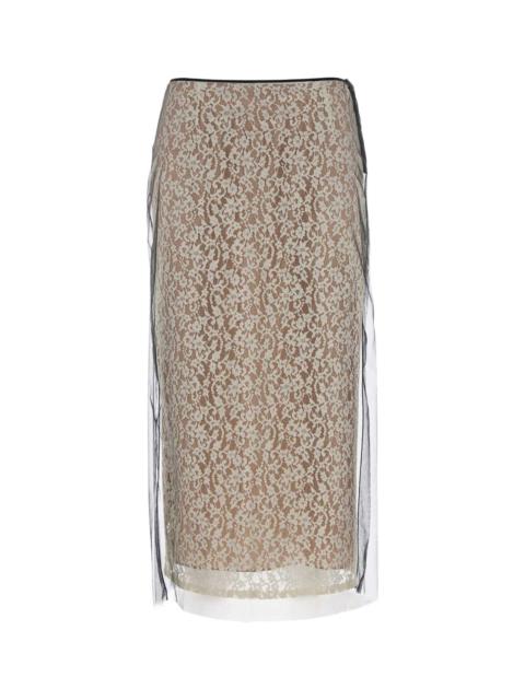 FENDI Fendi Women Black Lace Skirt