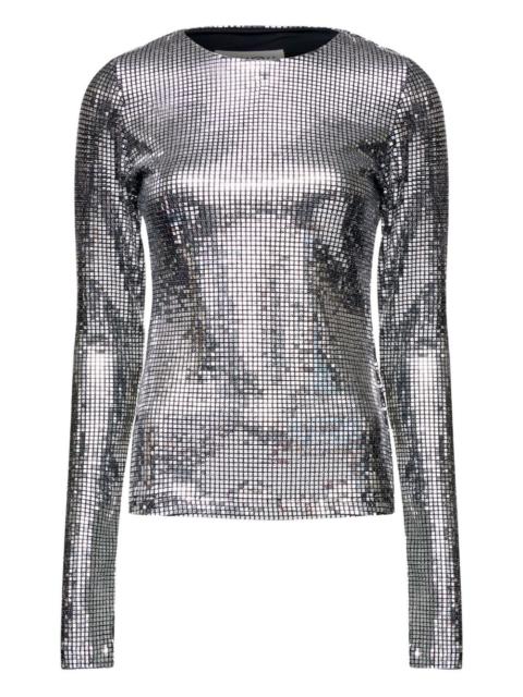 MM6 Maison Margiela Metallized Top