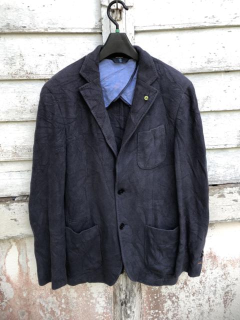 Other Designers Massimo Dutti - Mossimo Dutti Leather Elbow Patch Blazer Jacket