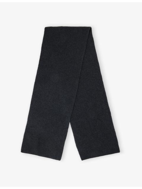 Sunspel Ribbed Cashmere Scarf