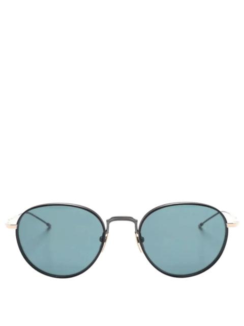 Thom Browne Round Sunglasses In Titanium