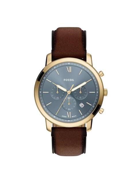 Other Designers Fossil Neutra Chronograph Quartz Blue Dial Men's Watch FS6162