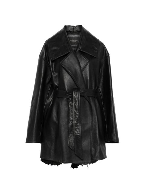 Balenciaga Black Jackets - Leather Jackets Women