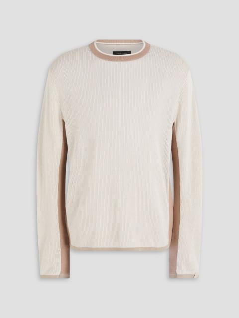 rag & bone Harvey ribbed cotton-blend sweater