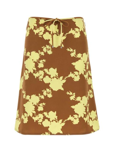 VERSACE Versace Women Printed Satin Skirt