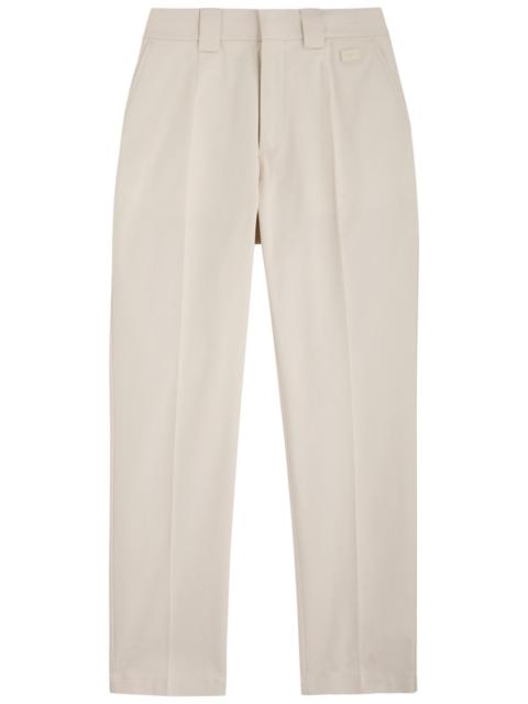Dolce & Gabbana Tapered-leg Stretch-cotton Trousers