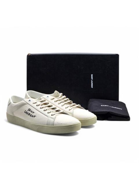 SAINT LAURENT Saint Laurent Court Classic SL/06 Leather Sneakers - Cream - EU 45 / US 12 $780
