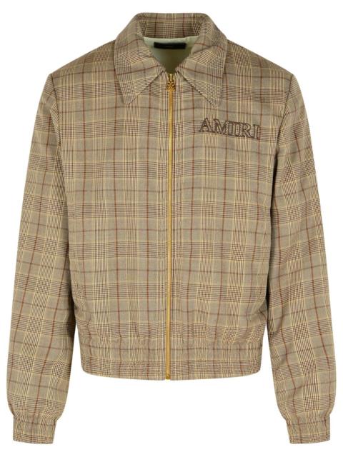 AMIRI Amiri Virgin Wool Blend Jacket Beige Men