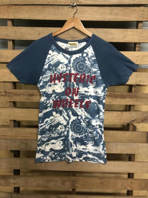 Rare❗️Hysteric Glamour Raglan Full Print Nice Design