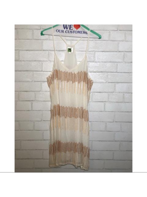 Other Designers Parker White Beaded Embellished Cami dress