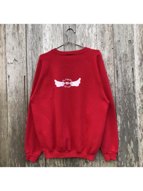 Other Designers Vintage - Vintage Discuss Athletic St.Media Staff Xmas Sweatshirt