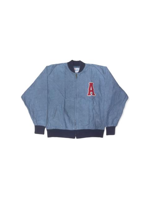 vintage brents bomber denim jacket