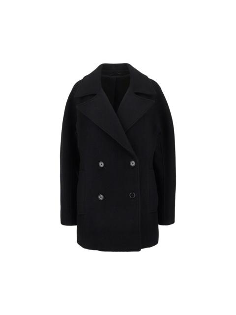TOTEME Toteme Wool Blend Cocoon Fit Peacoat Black
