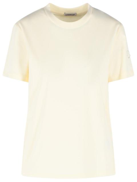 Moncler Moncler Cream Cotton T-shirt