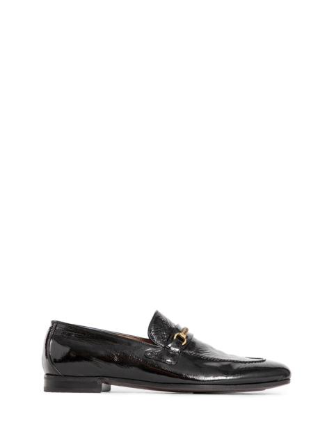 TOM FORD Printed-Patent-Eel-Gigi-Chain-Loafers